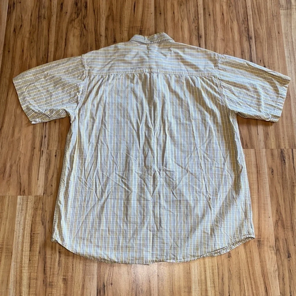 North face men’s short sleeve A5 series XL plaid